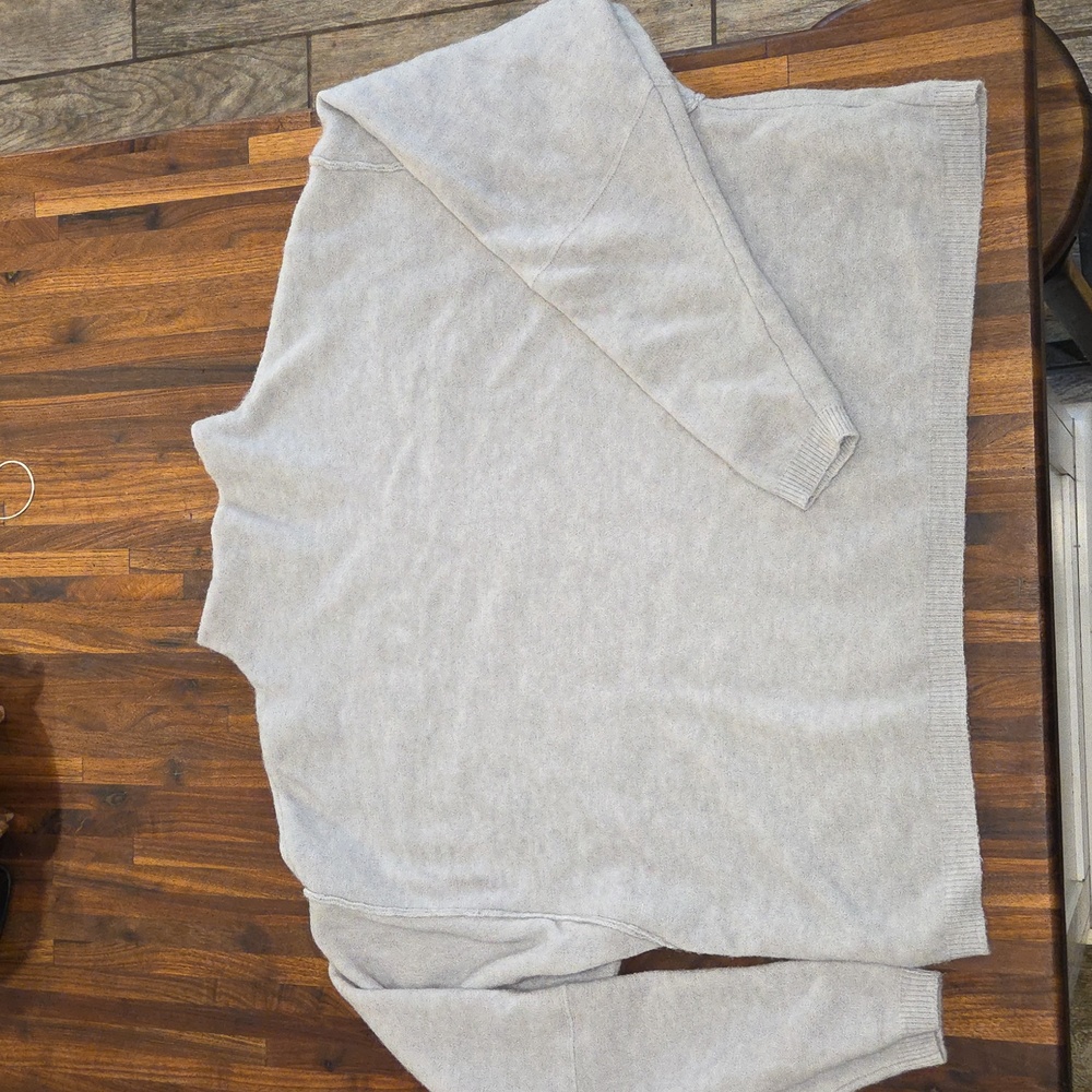 Free People Soft Gray Knit Sweater